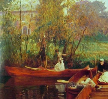  singer pintura - Una fiesta en bote John Singer Sargent